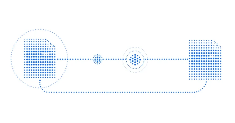Diagram showing how to run AI on circuit IDs with a protected stand-in and local Reconstruction.