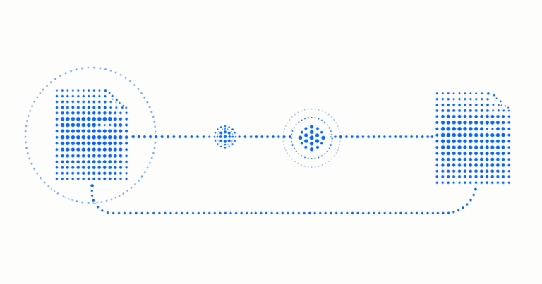 Diagram showing how to run AI on circuit IDs with a protected stand-in and local Reconstruction.